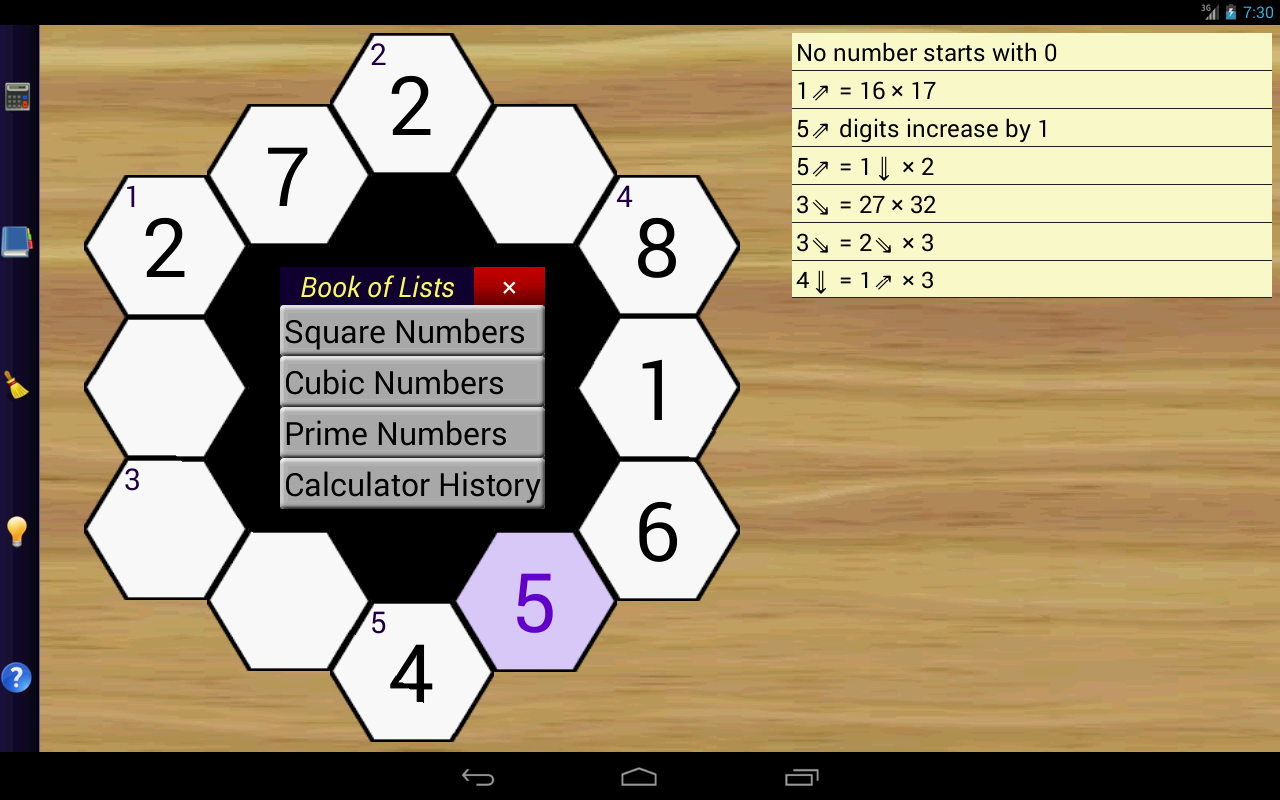 RikkiGames Math Hexagon Puzzles