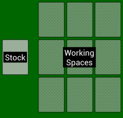 Blackjack 21 layout